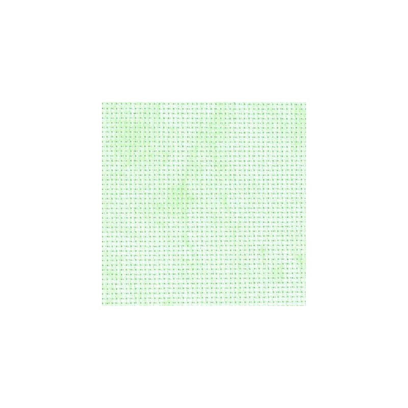 Zweigart drobė Aida 14 ct, sp. Vintage seegrün, 48x53 cm