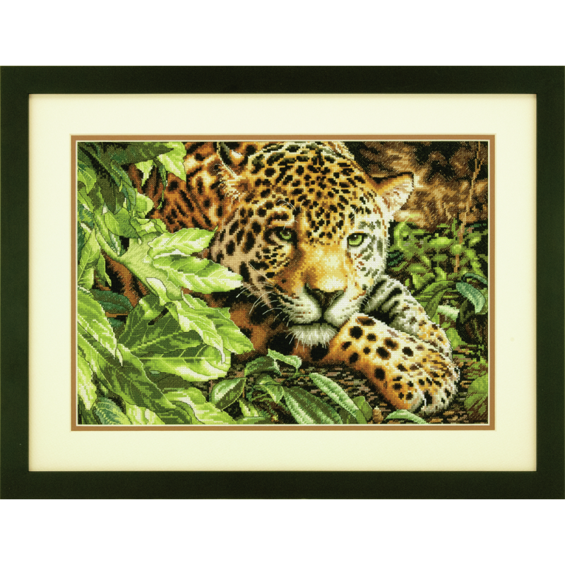 70-35300 Rinkinys siuvinėjimui "Leopard in Repose"